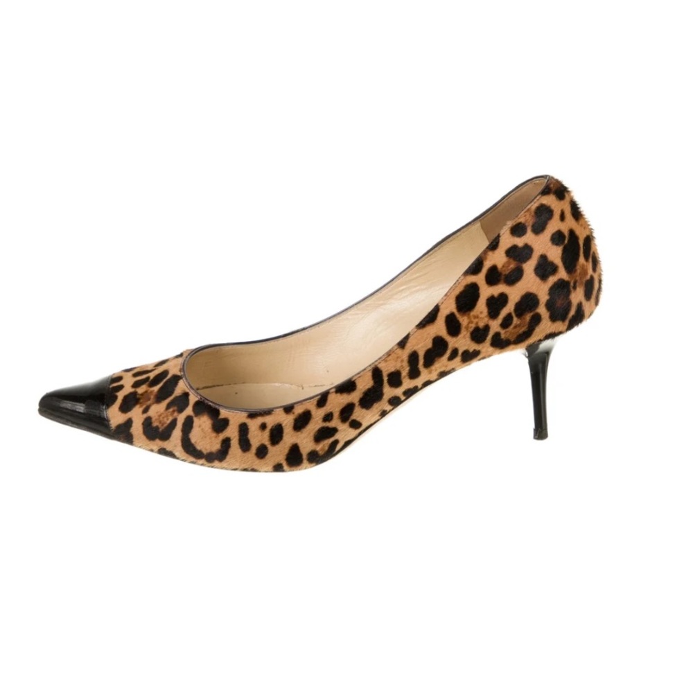 Jimmy Choo animal print leopard pumps